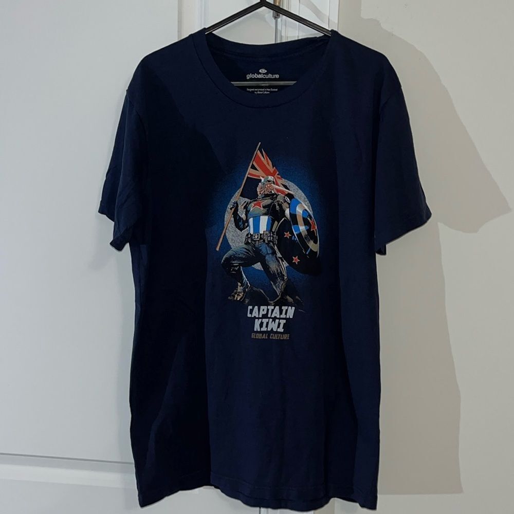 Kiwi Bird Captain Kiwi New Zealand Marvels Collector Tee T-shirt M men’s slim
